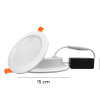 DEN LED AM TRAN KHOI DUC 12W Model RLDO A 12W kich thuoc1